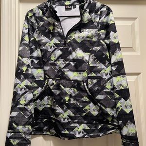 Activewear pullover - lime green fun!